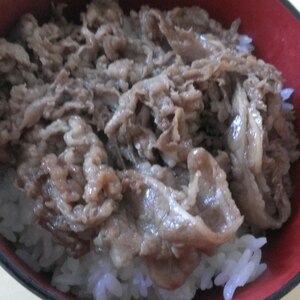 ニンニク・生姜で更にスタミナアップの☆牛丼☆